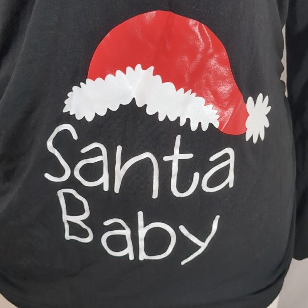 BBHoping Women Christmas Santa Baby Maternity Shirt Size XL - Picture 5 of 9